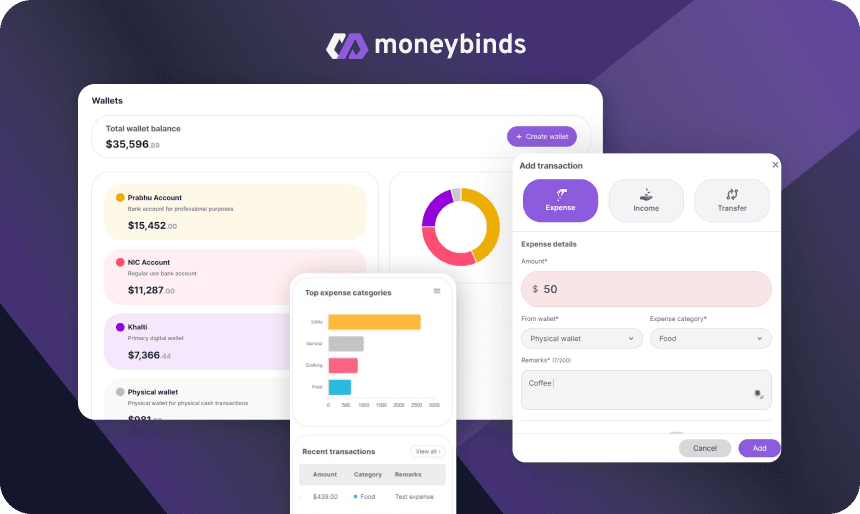 Moneybinds Web App